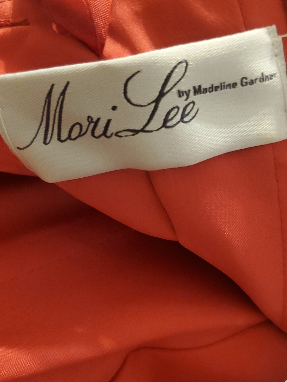 Strapless Red Ruffled Cocktail Dress - Picture 6 of 6